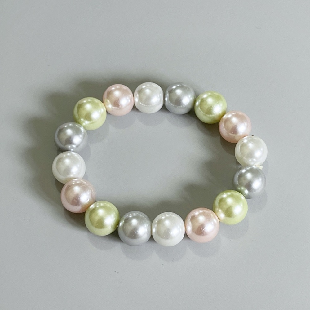 Multicolor pearl bracelet